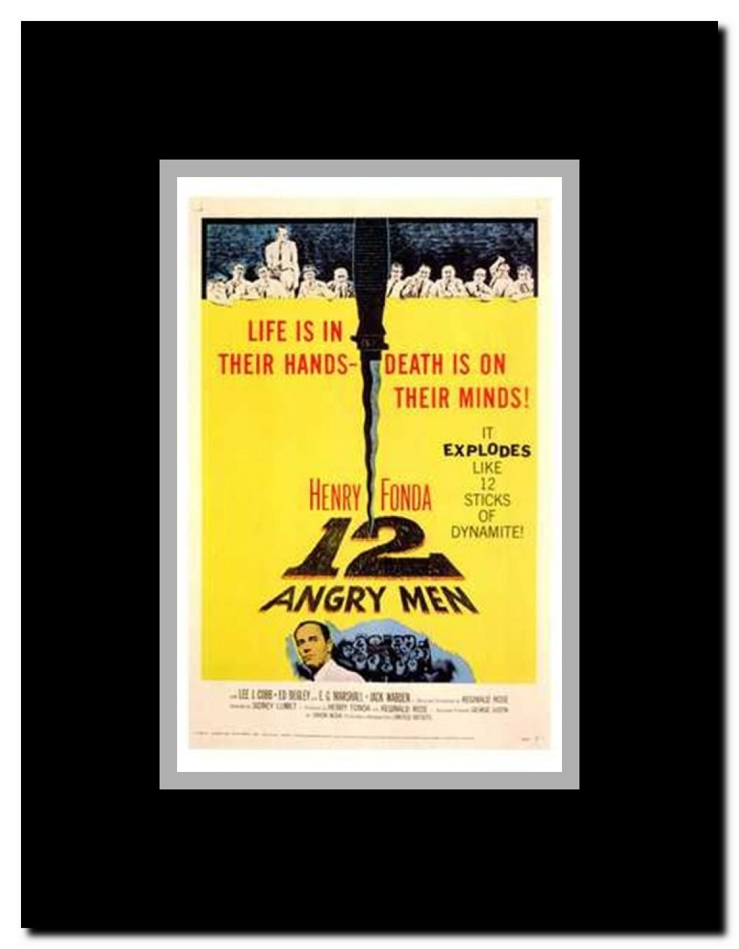 Twelve Angry Men Framed Movie Poster