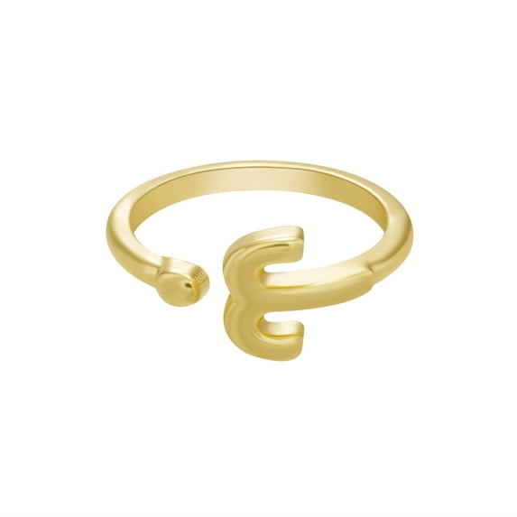 Unisex Zodiac Constellation Ring Adjustable Opening Alloy Electroplated Creative Personality Symbol Rings Fashion Jewelry Gift for Women and Men
