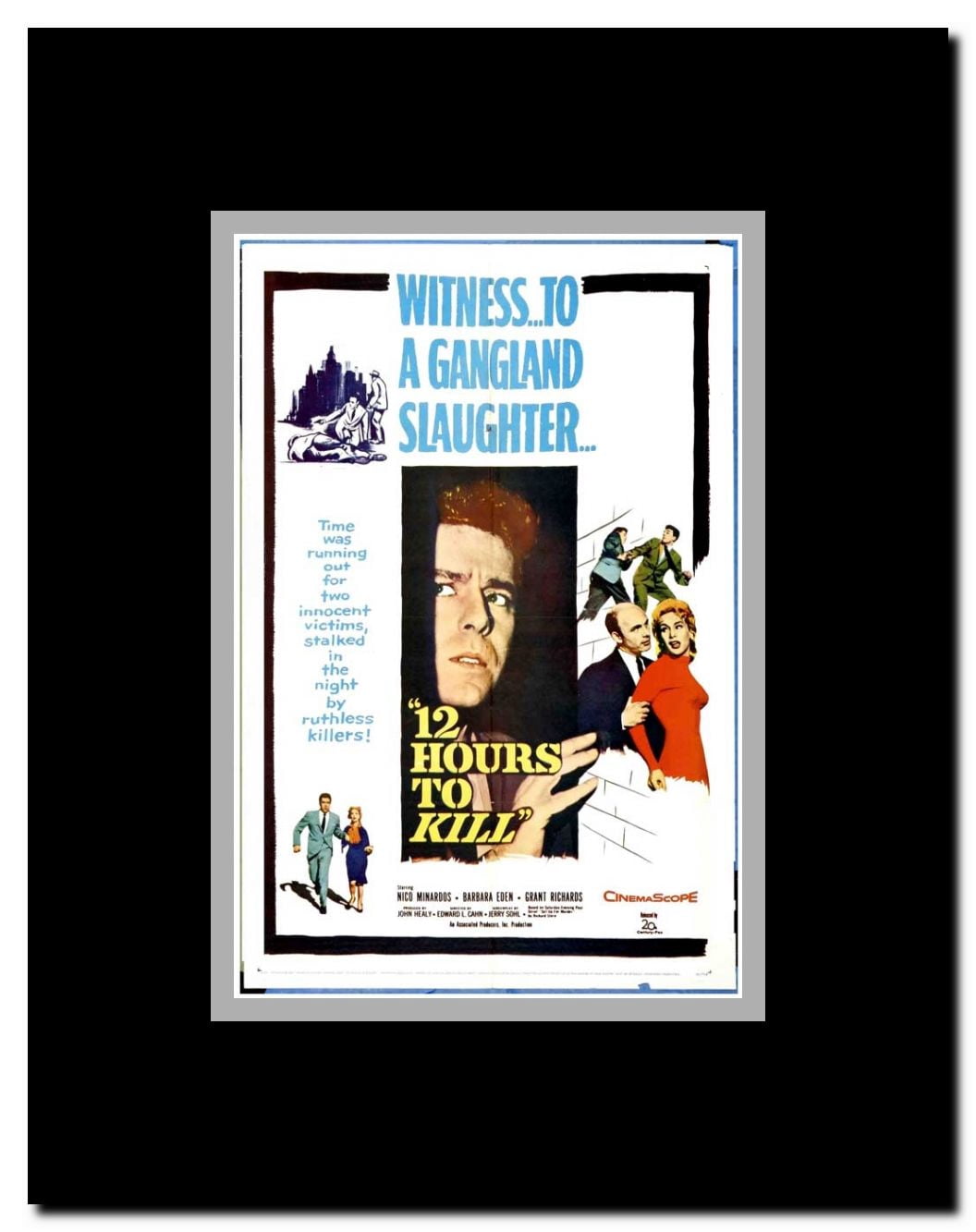 Twelve Hours to Kill Framed Movie Poster