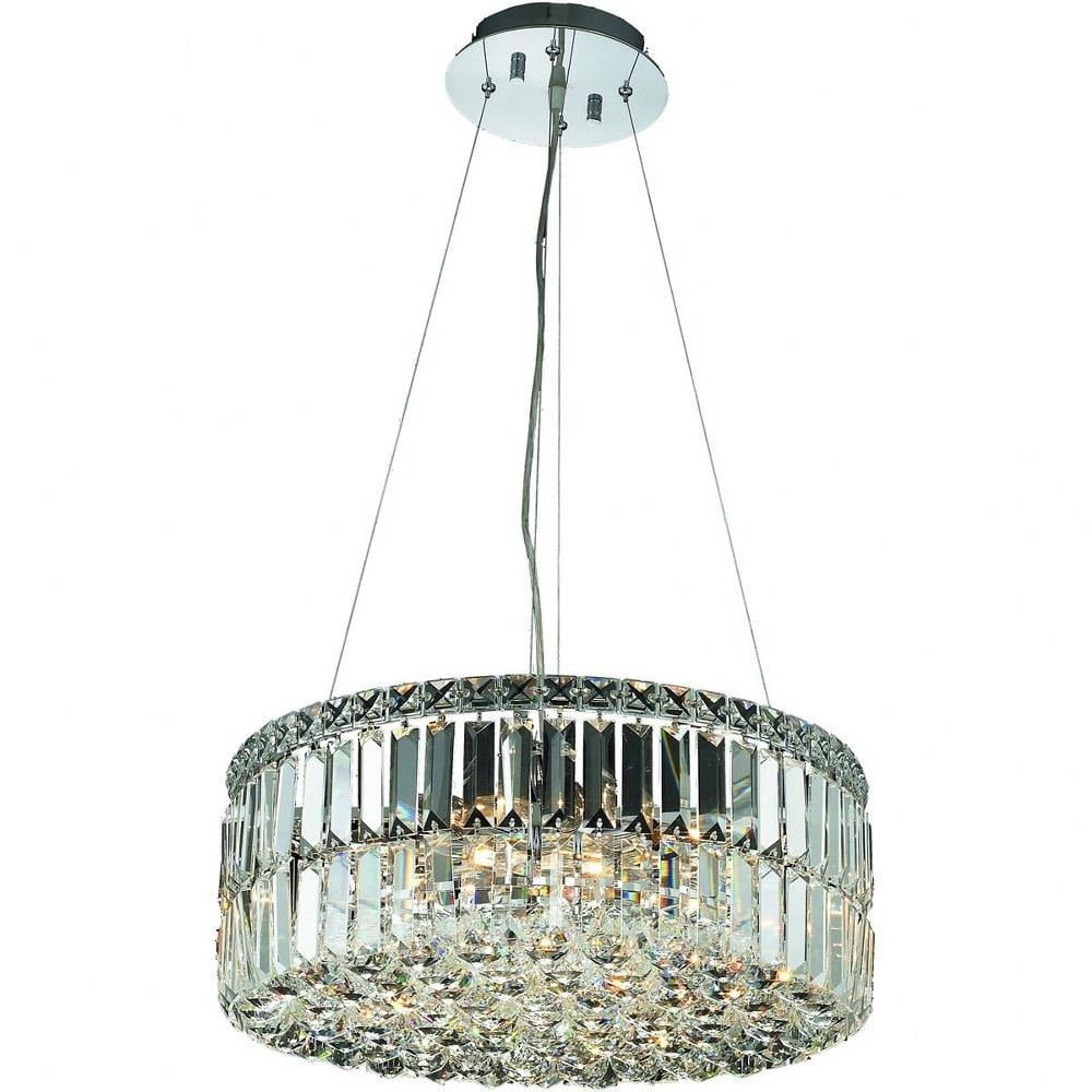 Maxime 12-Light Chrome Chandelier with Royal Cut Crystals