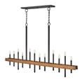 thumbnail image 1 of 3864WA Hinkley Lighting Wells - Twelve Light Linear Chandelier in Transitional-Industrial Style - 60.25 Inches Wide by 35.75 Inches High, 1 of 4
