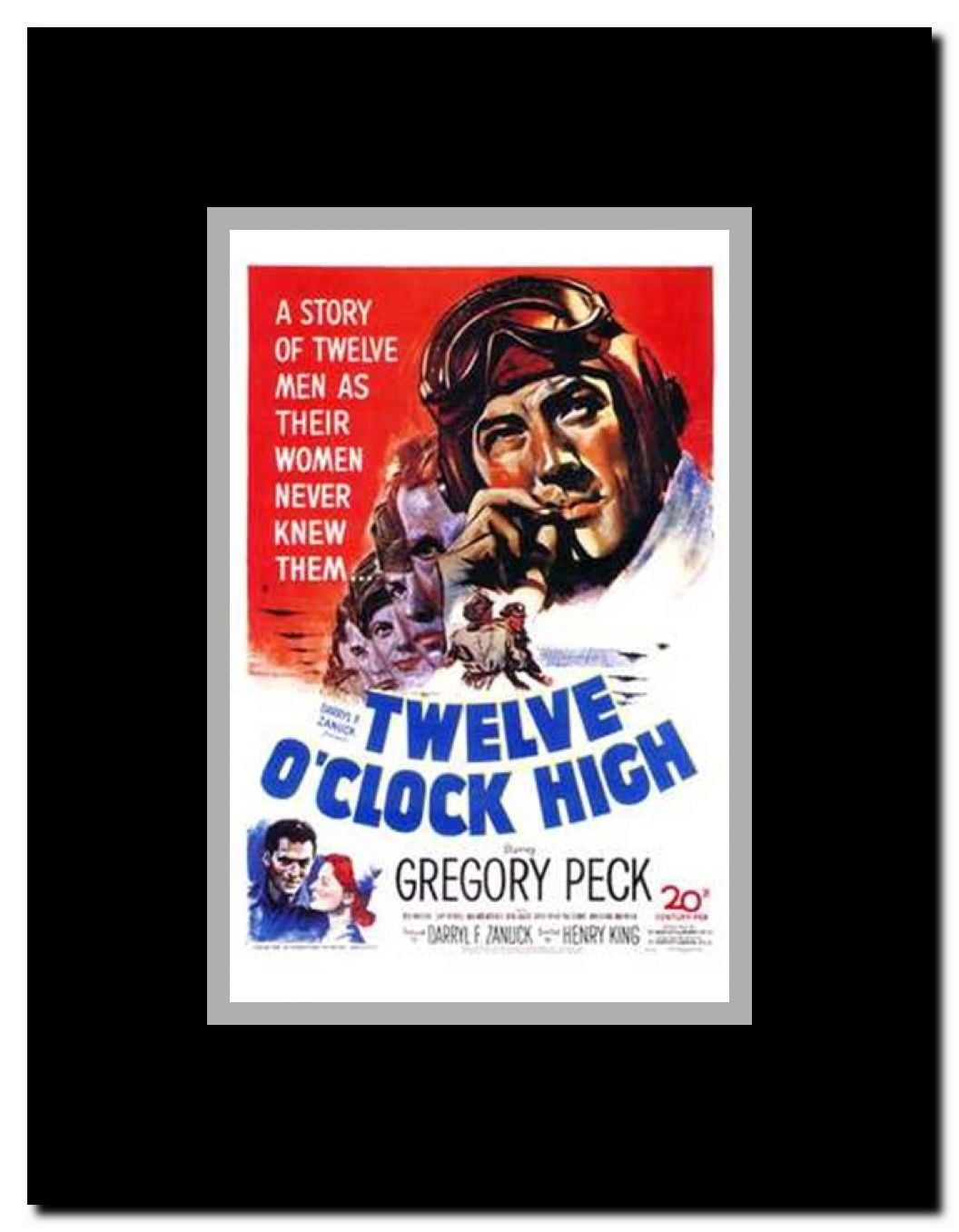 Twelve O'clock High Framed Movie Poster