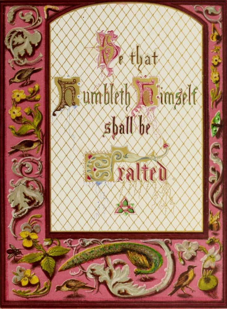 Twelve Parables of our Lord 1870 He that humbleth himself Canvas Art - Unknown (18 x 24)