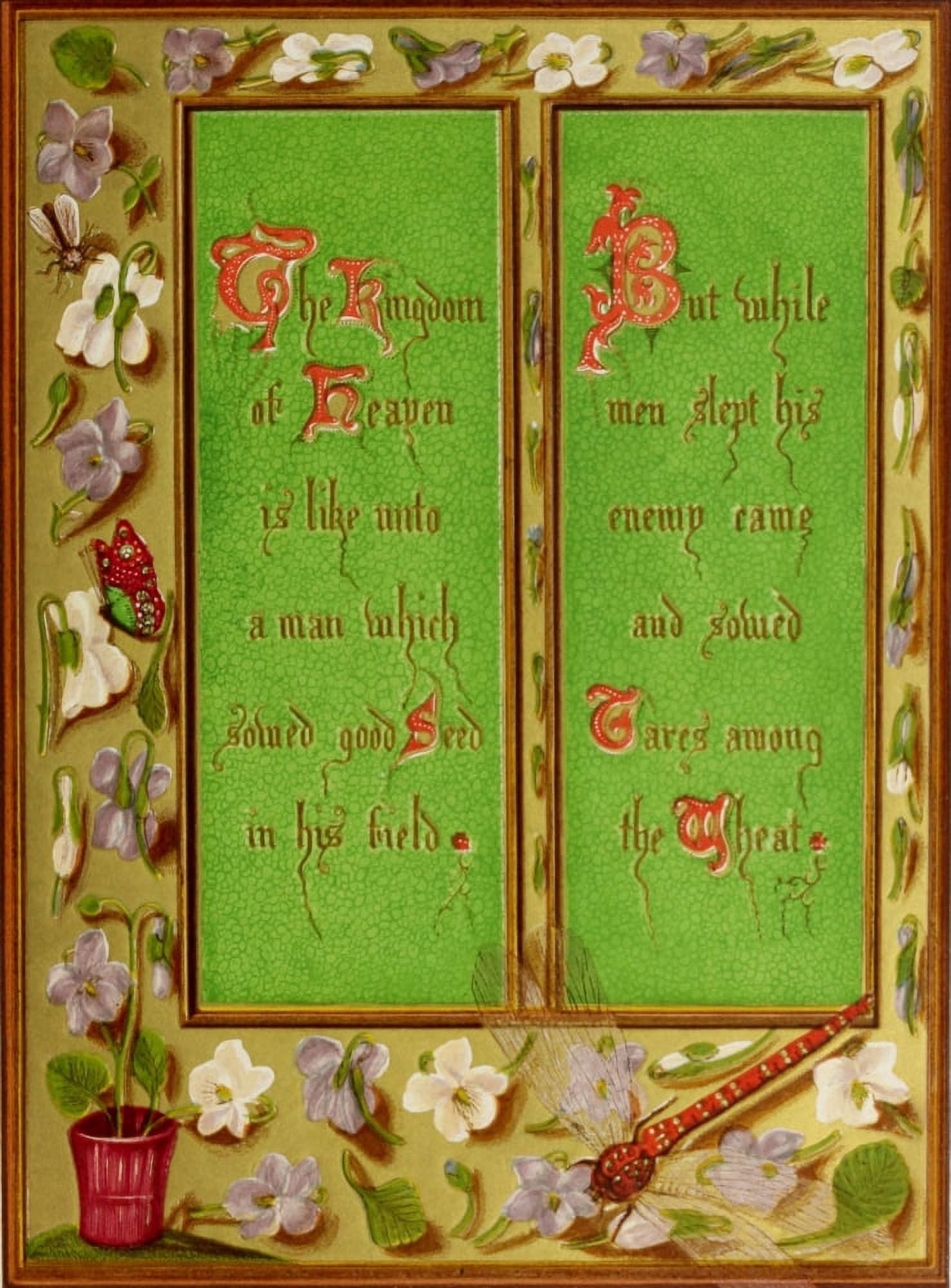 Twelve Parables of our Lord 1870 Kingdom of heaven like a man Canvas Art - Unknown (18 x 24)