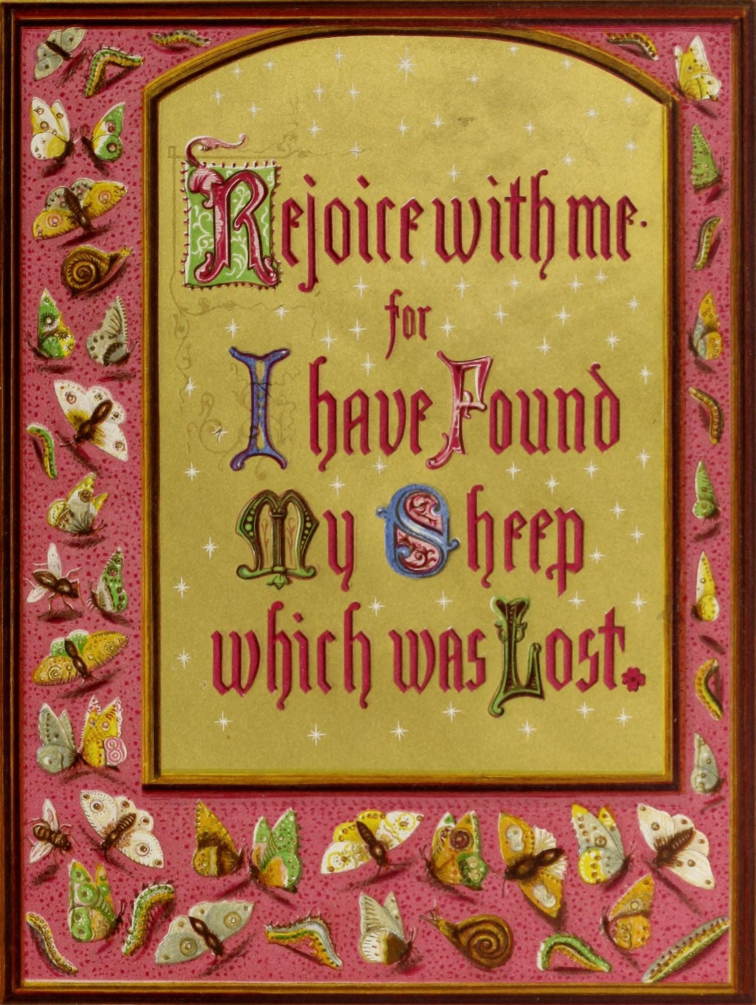 Twelve Parables of our Lord 1870 Rejoice with me Canvas Art - Unknown (18 x 24)