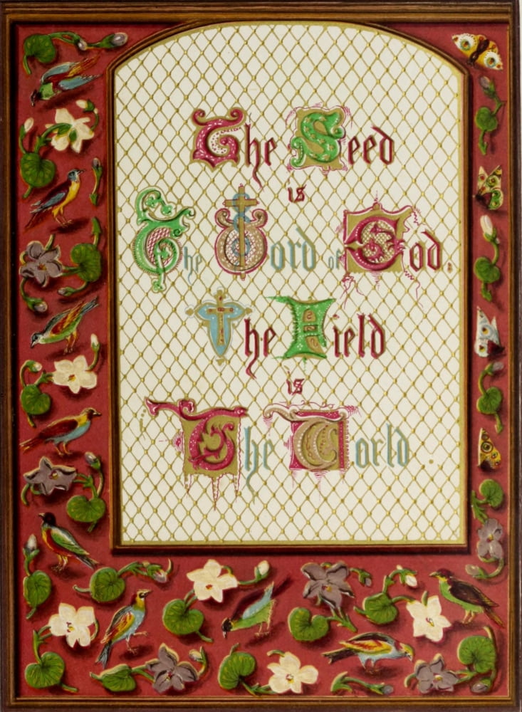 Twelve Parables of our Lord 1870 The Seed of the Word of God Canvas Art - Unknown (18 x 24)