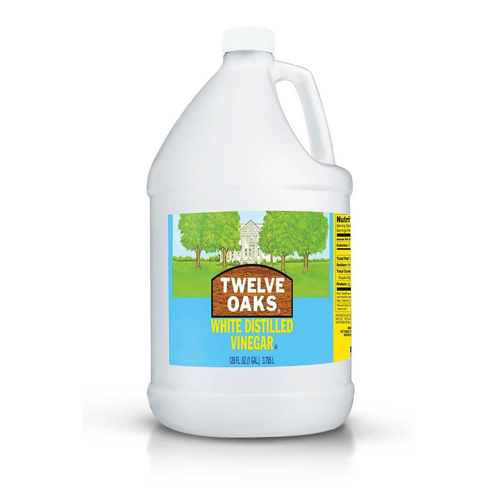 Twelve White Distilled Vinegar -- 4 per case.