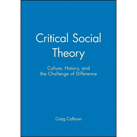 Twentieth Century Social Theory Critical Social Theory: Culture, History, and the Challenge of Difference, (Paperback)