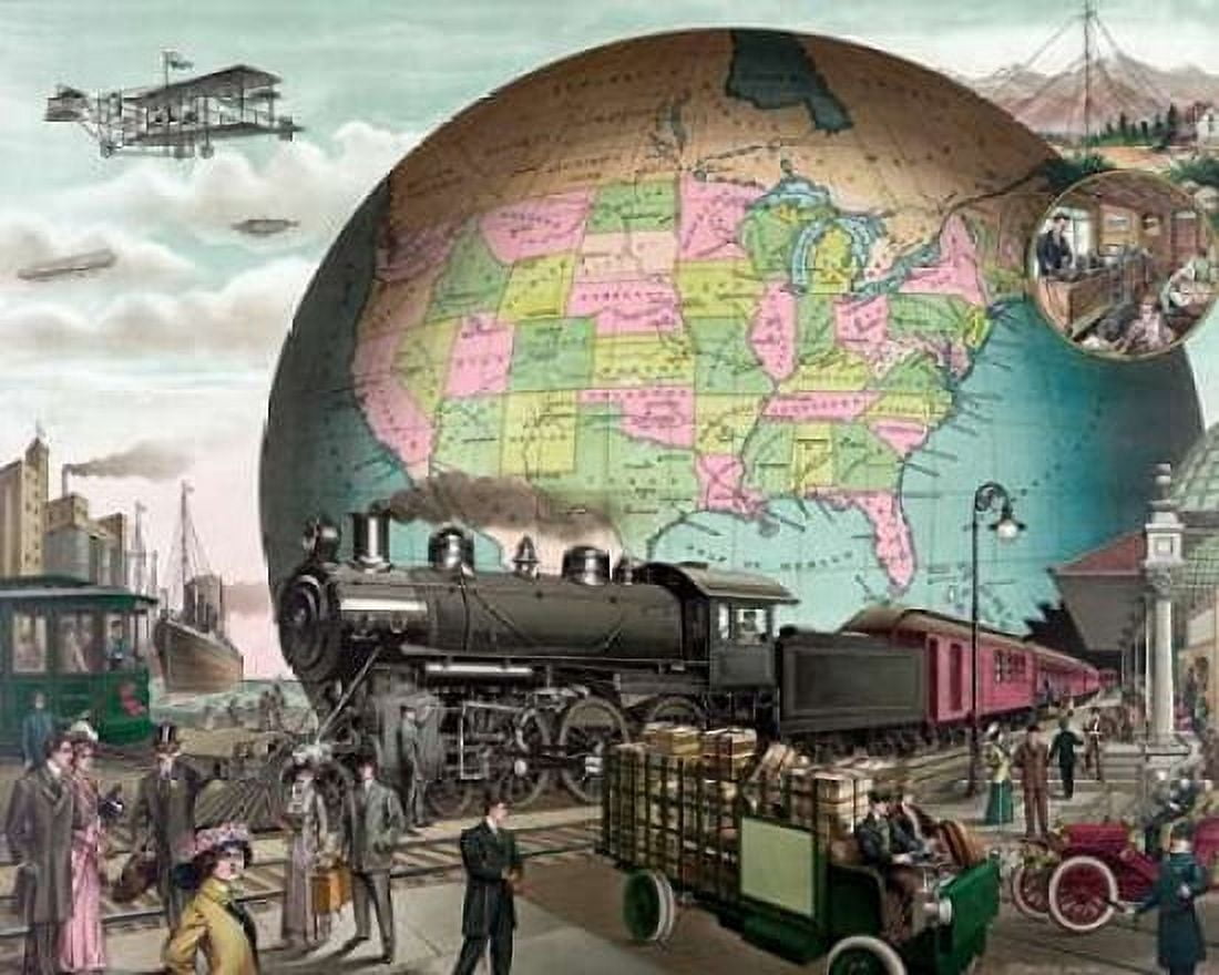 Twentieth Century Transportation Canvas Art - Delmont Co (24 x 30)