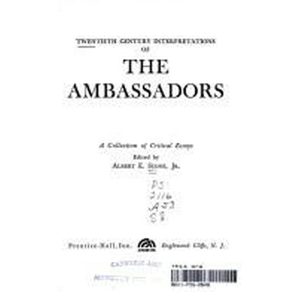 Pre-Owned Ambassadors : Twentieth Century Interpretations (Hardcover) 9780130239372