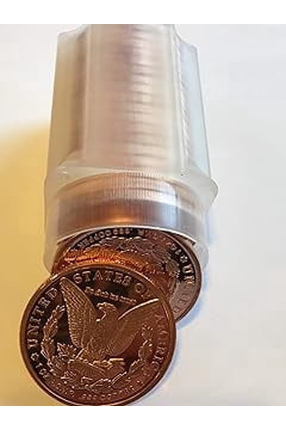 Twenty 1 OZ. Morgan .999 Fine Copper Bullion Art Rounds