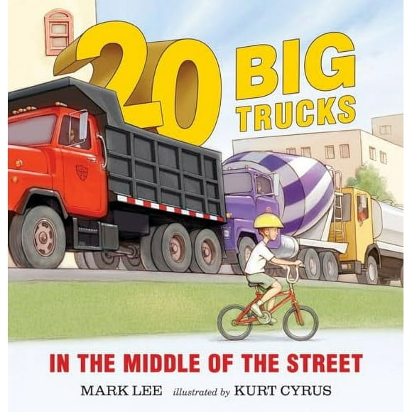 Twenty Big Trucks in the Middle of the Street (Board book)
