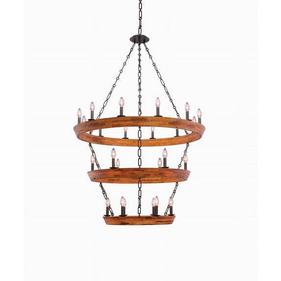 Twenty-Four Light 3-Tier Chandelier Kalco Lighting 505554Bi