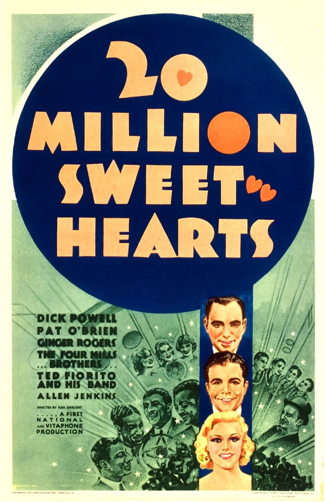 Twenty Million Sweethearts Canvas Art - (11 x 17)