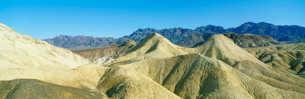 Twenty Mule Team Canyon Death Valley California Canvas Art - Panoramic Images (27 x 9)