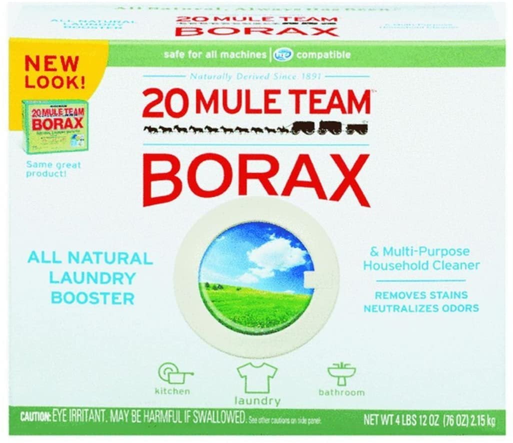 Twenty Mule Team Natural Laundry Booster & Multi-Purpose Cleaner, 65 Ounces Pack of 2