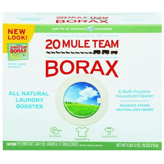 Twenty Mule Team Natural Laundry Booster & Multi-Purpose Cleaner, 65 Ounces Pack of 2