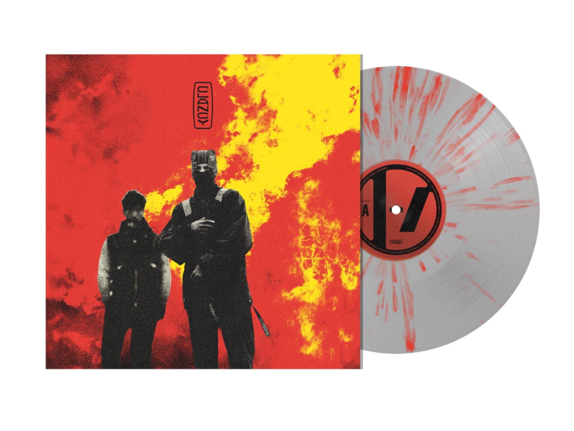 Twenty One Pilots Clear and Red Splatter Vinyl Record