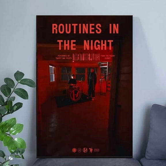 Twenty One Pilots "Routines in the night" Poster Size 24''x36'' GoldenGate Collective