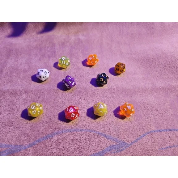 Twenty Sided Die, 20 Sided Dice! Randomized And Infused With Astral Luck!