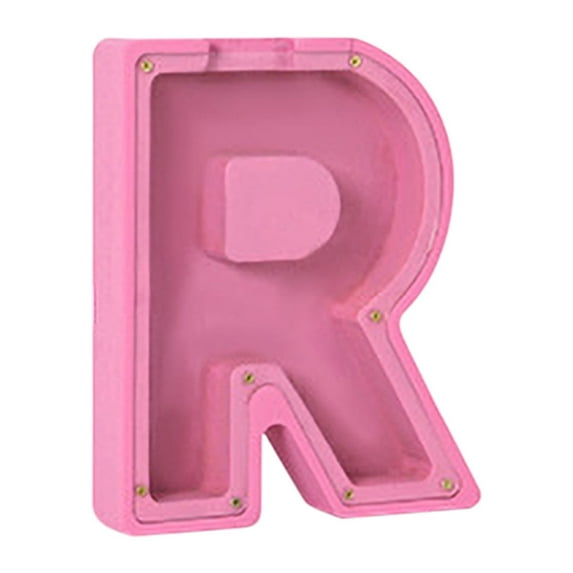 Twenty-Six English Alphabet Letter For Boys Girls,Wooden Personalized Bills And Coins Bank Money Box,Diy Name Birthday Gift,Bedroom Living Room Decoration