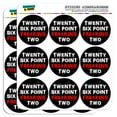 thumbnail image 1 of Twenty Six Point Freaking Two 26.2 Marathon 2" Scrapbooking Crafting Stickers, 1 of 2
