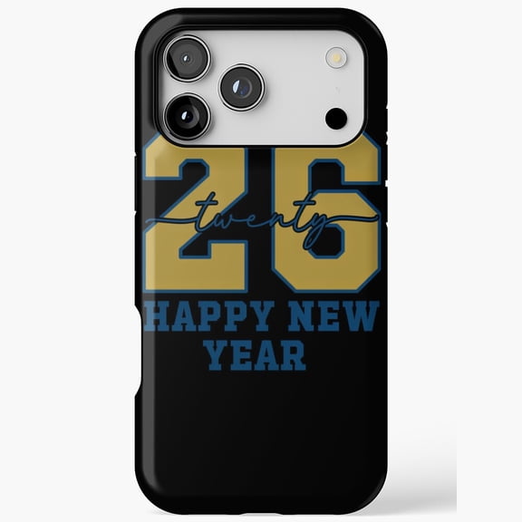 Twenty Six Varsity Style New Year iPhone Case 17 11 12 13 14 15 16 Pro Max