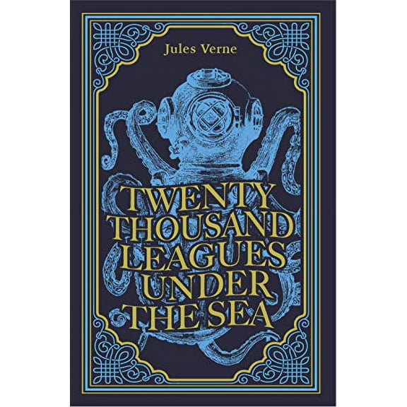 Pre-Owned Twenty Thousand Leagues Under the Sea, Jules Verne Classic Novel, (Captain Nemo, Ocean Adventure Tale), Ribbon Page Marker, Perfect for Gifting Paperback