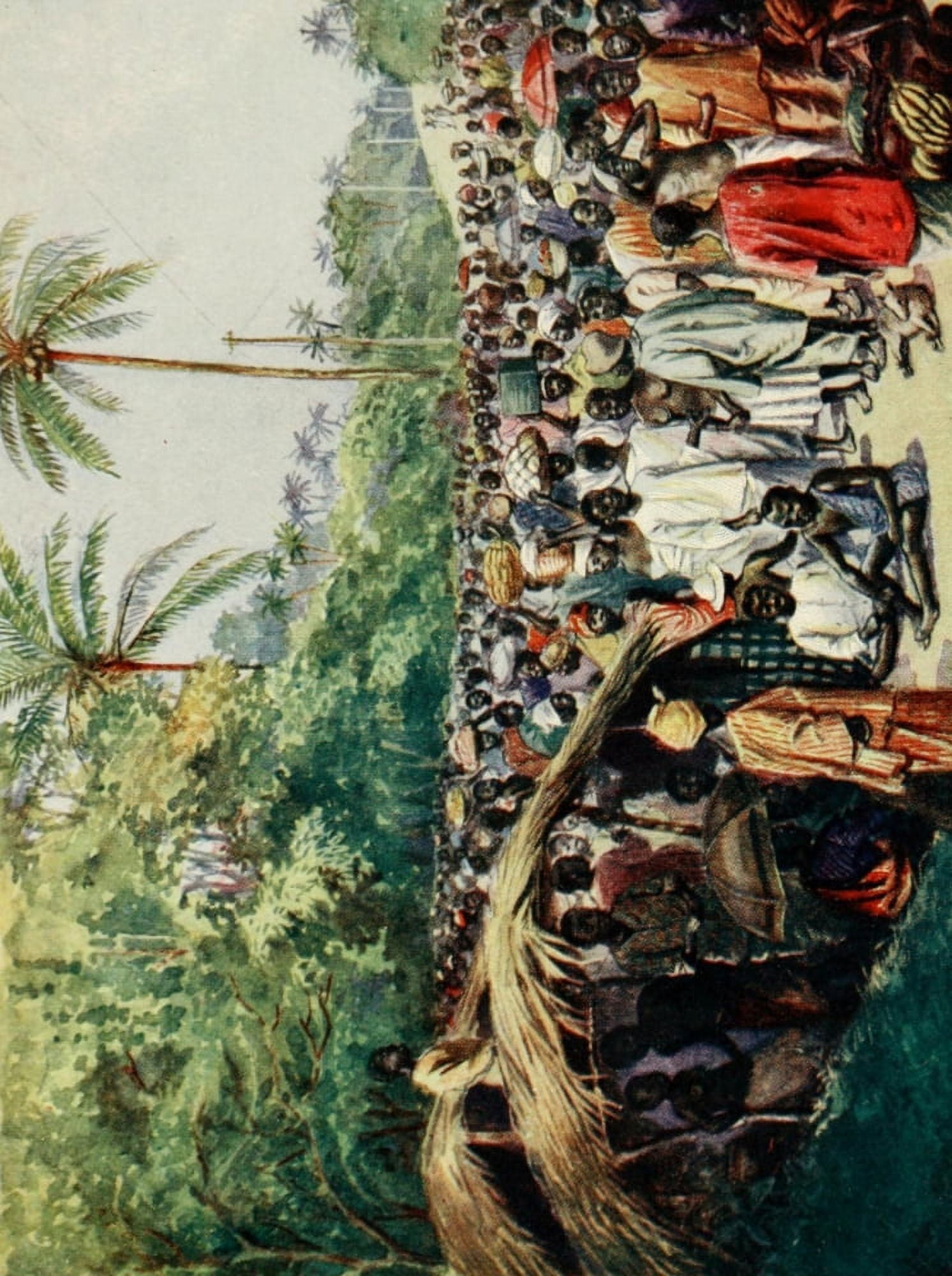 Twenty-five years in Qua Iboe 1912 Ikotobo Market on the Government road Canvas Art - Unknown (18 x 24)