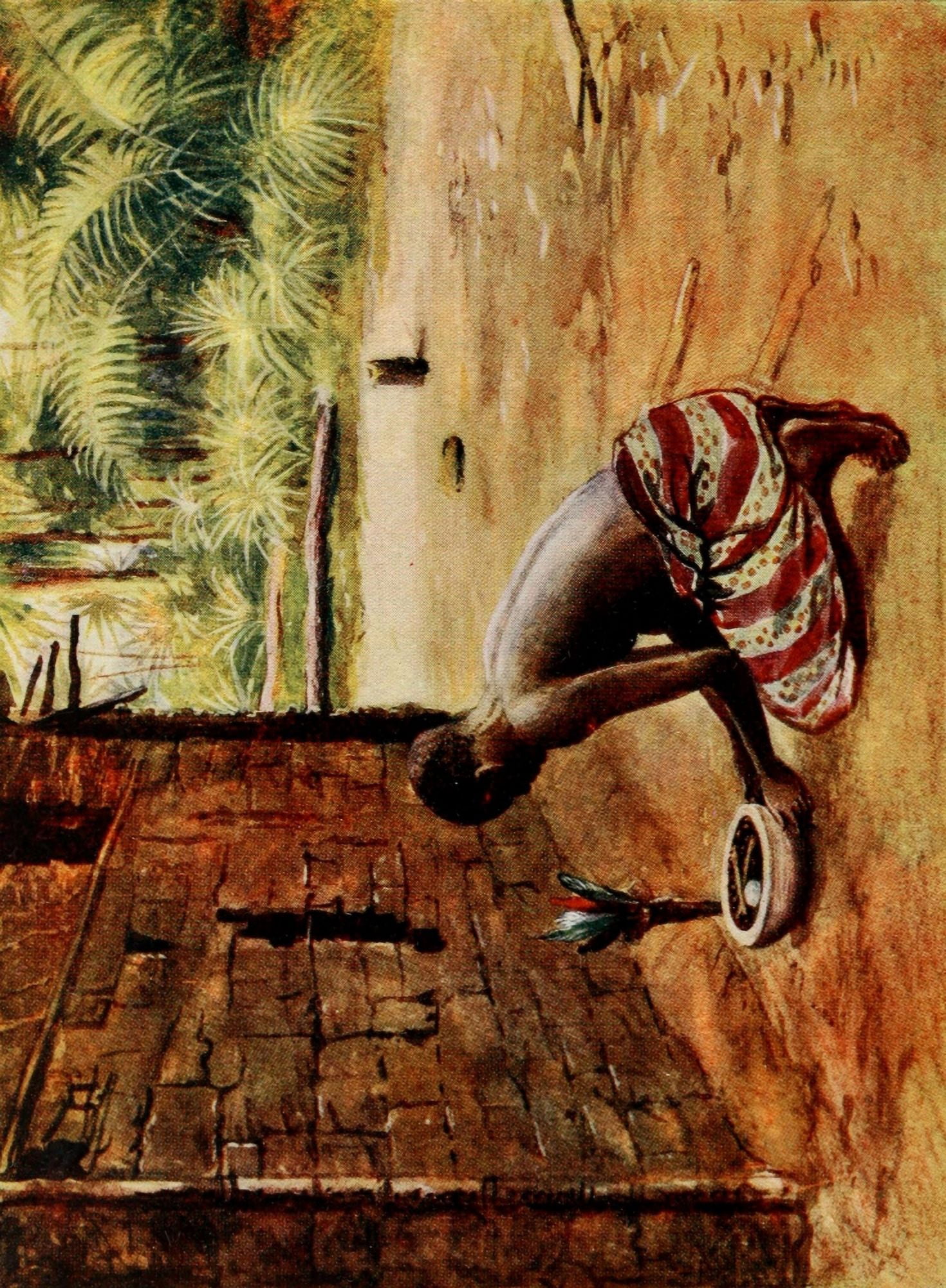 Twenty-five years in Qua Iboe 1912 Seeking to propitiate the evil spirits Canvas Art - Unknown (18 x 24)