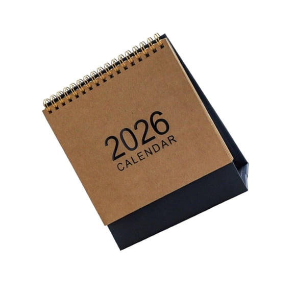 Twenty twenty six Paper Calendar Efficient Plan With Tear Immune Panes And Secure Standing Base For Daily Planning