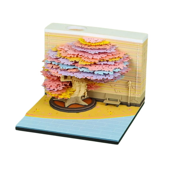 Twenty twenty six Spring Theme Tear Away Calendar With Weekly Planner And Decorative Papercraft