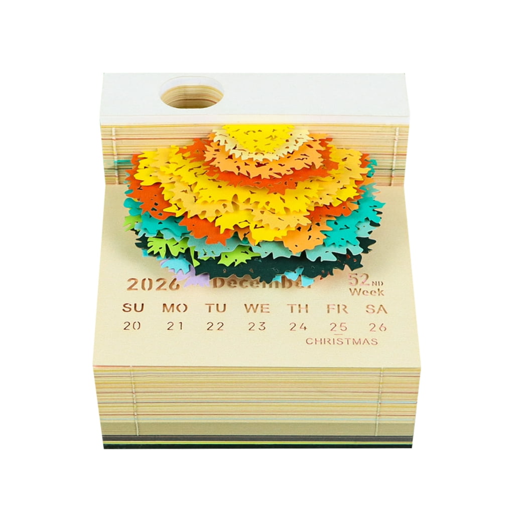 Twenty twenty six Spring Theme Tear Away Calendar With Weekly Planner ...