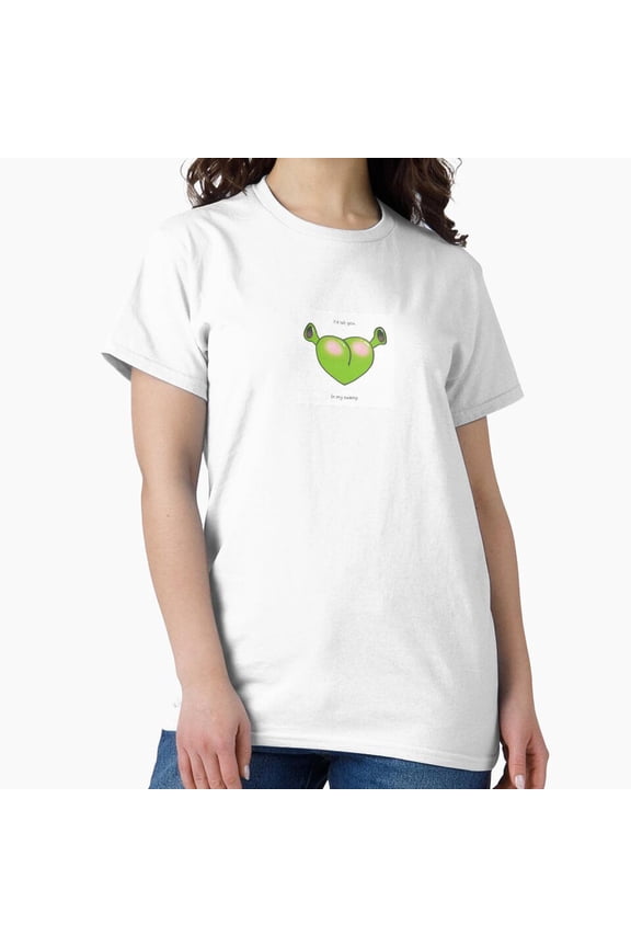 Twerk Swamp Ogre Fairytale Green Character Parody Humor T-Shirt