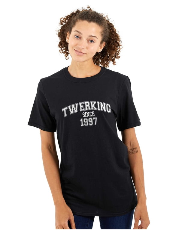 Twerking Since 1997 Funny Dance Style Women's Graphic T Shirt Tees Brisco Brands X