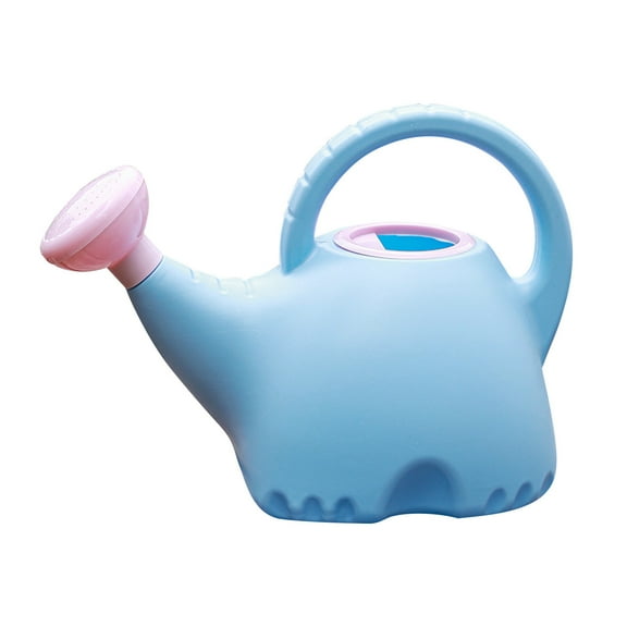 Twfbrm 0.4 Gallon Watering Can, 1.5L Cute Elephant Design Plastic Watering Pot with Sprinkler Head, Lightweight Small Animal Watering Bottle Kids Watering Kettle for Indoor and Outdoor Plants Garden