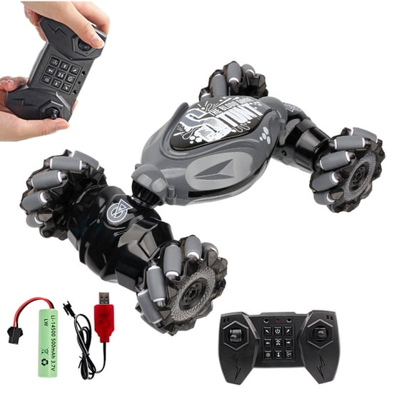 Twfbrm 1:14 RC Cars - 2.4GHz Remote Control Car with Lights for Boys 4-7 Year Old Boys Girls ,4WD All-Terrain Transform Off Road for Rotating,Stocking Stuffers for Kids,9.5 x5.9x3.7in