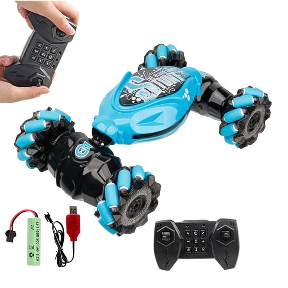 Twfbrm 1:14 RC Cars - 2.4GHz Remote Control Car with Lights for Boys 4-7 Year Old Boys Girls ,4WD All-Terrain Transform Off Road for Rotating,Stocking Stuffers for Kids,9.5 x5.9x3.7in