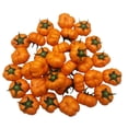 thumbnail image 1 of Twfbrm 10 Pcs Artificial Mini Pumpkins, 1.5 Inch Orange Faux Foam Pumpkins Models, Rustic Farmhouse Decorative Pumpkins, Halloween Thanksgiving Fall Decorations for Home Tiered Tray Mantel, 1 of 5