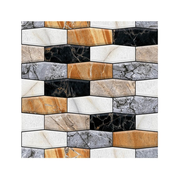 Twfbrm 10 Pieces 3D Wall Panels, Peel and Stick Kitchen Backsplash, Faux Brick Wall Stickers Panel,3D Self Adhesive Brick Tiles for Living Room,Fireplace,Bedroom 30x30cm