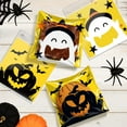 thumbnail image 1 of Twfbrm 100Pcs Halloween Candy Bags, Self-Adhesive Clear Cellophane Treat Bags with 2 Designs Halloween Pattern, BPA-Free Food Grade Plastic Cookie Goodie Bags for Halloween Party Favors Supplies, 1 of 7