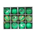 thumbnail image 1 of Twfbrm 12Pcs Christmas Ball Ornaments with Hang Rope Shatterproof Plastic Christmas Tree Decorations for Xmas Party Home Office Holiday Decor(2.36"/ 60mm), 1 of 6