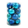 thumbnail image 1 of Twfbrm 16 Pcs Christmas Ball Ornaments Shatterproof Christmas Tree Decorations Foam Glitter Balls Hanging Xmas Tree Balls Ornaments for Home New Year Holiday Indoor Outdoor Party Decor, 1 of 3