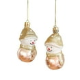 thumbnail image 1 of Twfbrm 2 Pieces Christmas Ornaments Christmas Tree Hanging Ornament Snowflake Santa Hanging Ornaments Decorations for Xmas Holiday Set, 1 of 6