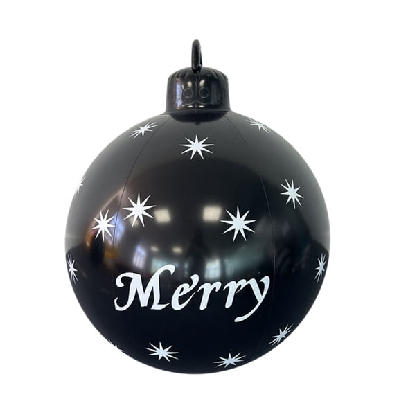 Twfbrm 24 Inch Large Inflatable Christmas Balls Outdoor Decorations PVC Inflatable Christmas Decorations Ball Ornaments Large Outdoor Christmas Tree Ornaments for Porch Lawn Yard Holiday on Clearance