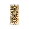 thumbnail image 1 of Twfbrm 24Pcs Christmas Tree Ornaments, 3.14in Shatterproof Shiny & Polshed Glossy Christmas Ball Ornaments - Xmas Tree Hanging Balls for Holiday Wedding Party Christmas Decorations - Gold on Clearance, 1 of 4