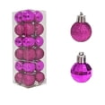 thumbnail image 1 of Twfbrm 24ct Christmas Ball Ornaments Sequin Shatterproof Christmas Ornaments Set Decorations for Xmas Tree Ball, 1 of 2