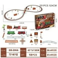 thumbnail image 1 of Twfbrm 251pcs Train Set-Electric Train Sets for Boys Toddlers Classical Train Toys, Battery-Powered Locomotive Engine with Sound&Lights&Smoke, Christmas Toys Train Gift for 3-6 Years Kids on Clearance, 1 of 6