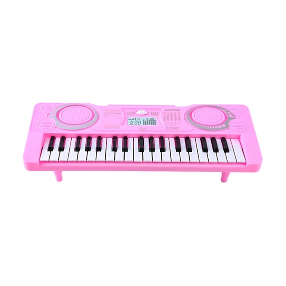 Twfbrm 37 Key Kids Piano Keyboard - 13.6x4.9x3.1in Portable Multifunction Music Educational Instrument Toy,Early Learning Musical Piano Toy Keyboard for Beginnersfor 3-7 Year Old Girls Boys Gifts