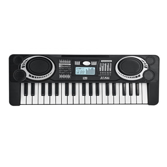 Twfbrm 37 Key Kids Piano Keyboard - 13.6x4.9x3.1in Portable Multifunction Music Educational Instrument Toy,Early Learning Musical Piano Toy Keyboard for Beginnersfor 3-7 Year Old Girls Boys Gifts